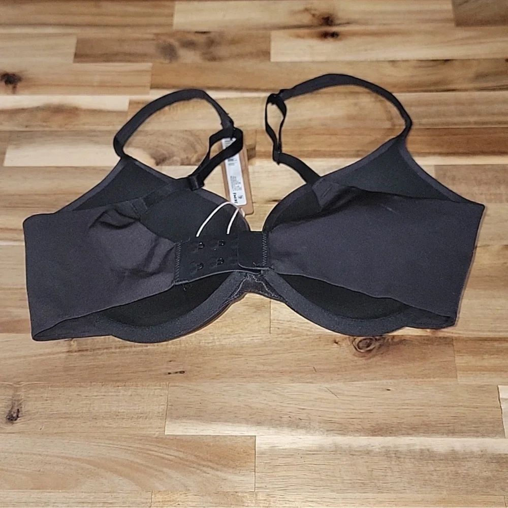 SKIMS NWT ultimate collection push up plunge bra 40DD onyx black (1881) - Picture 2 of 4